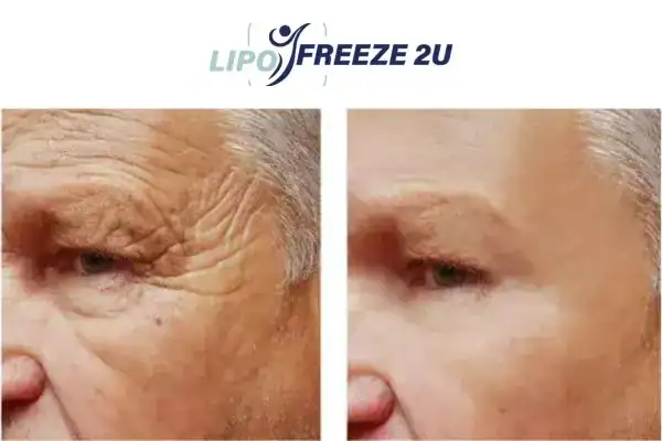Mens before and after Morpheus 8 Essex results.