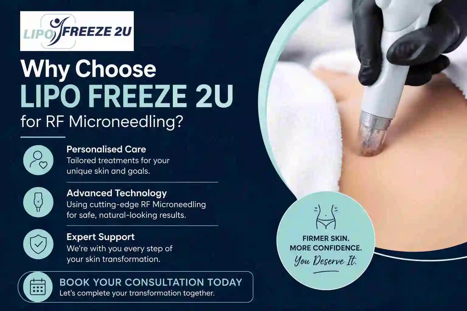 Why Choose LIPO FREEZE 2U for RF Microneedling Essex?